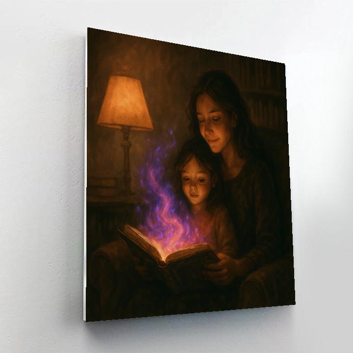 Library Of Bedtime Galaxies Paint by numbers art