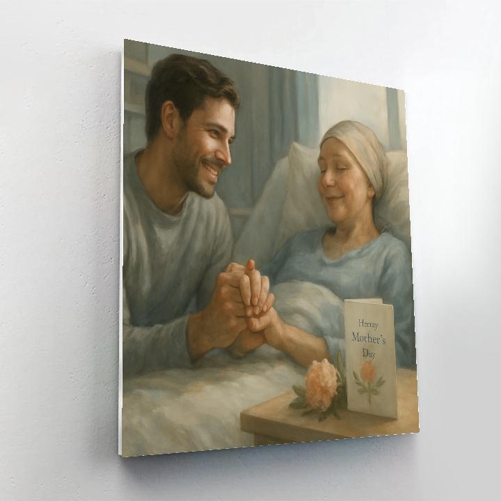 Hospital Hand Squeeze Gratitude Painting by numbers kit
