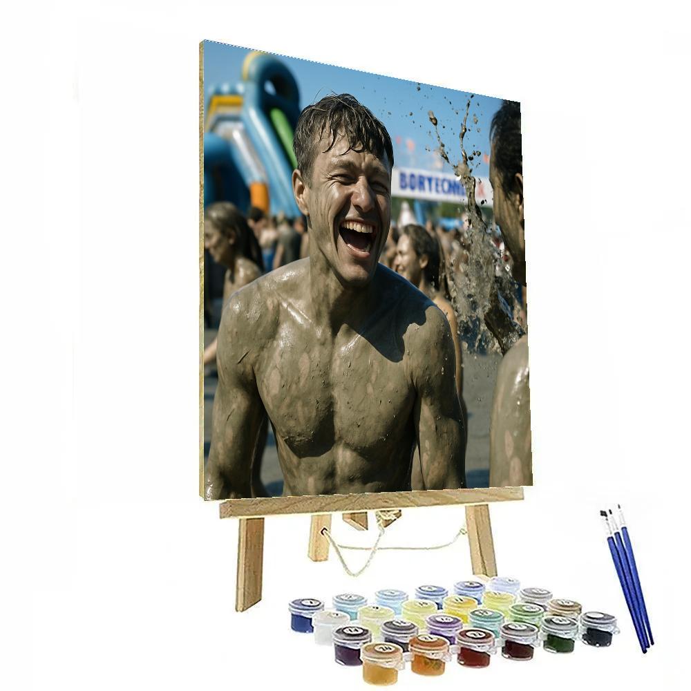 Boryeong Mud Festival Splash Zone paint by number