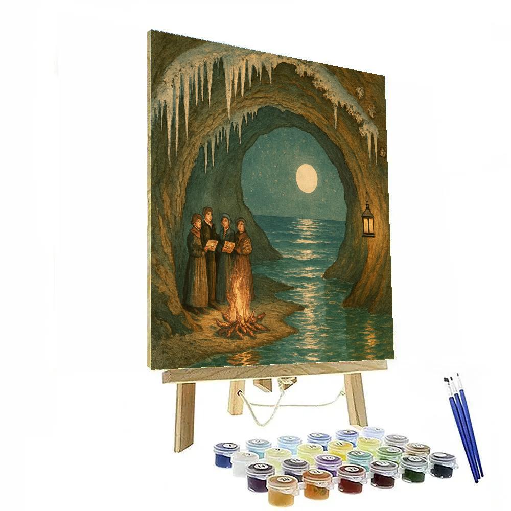 Christmas Choir In The Seaside Cavern painting number kit
