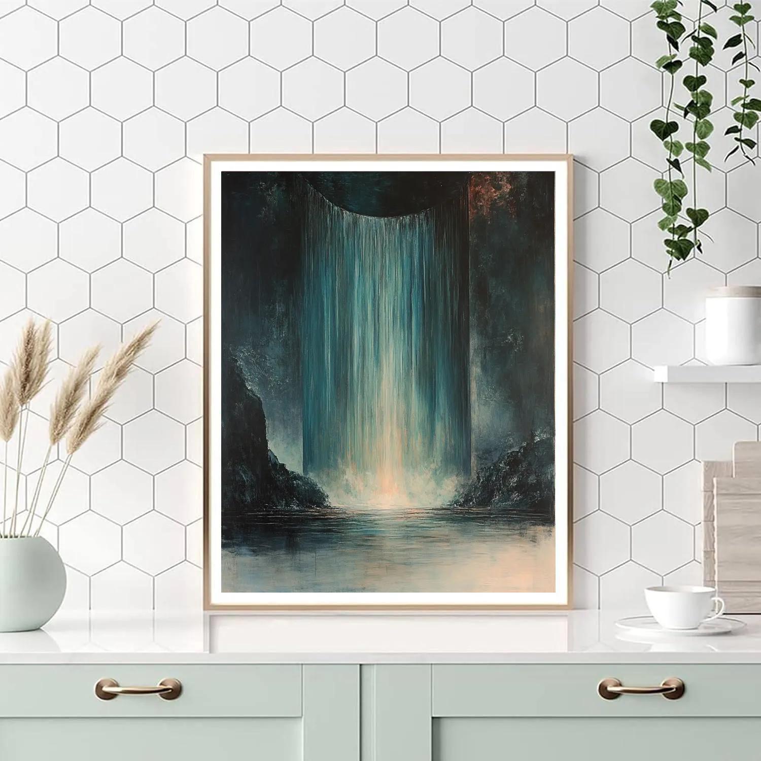 Michelangelo Inspired Aurora Cataract paint by color