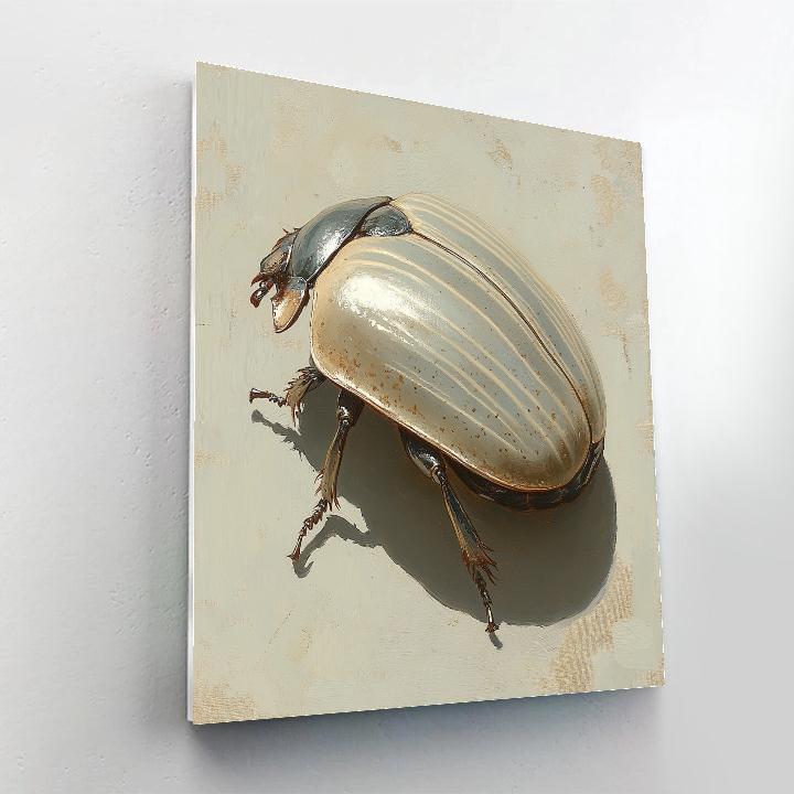 Caravaggio Inspired Vintage Car Beetle Carapace Study painting number kit