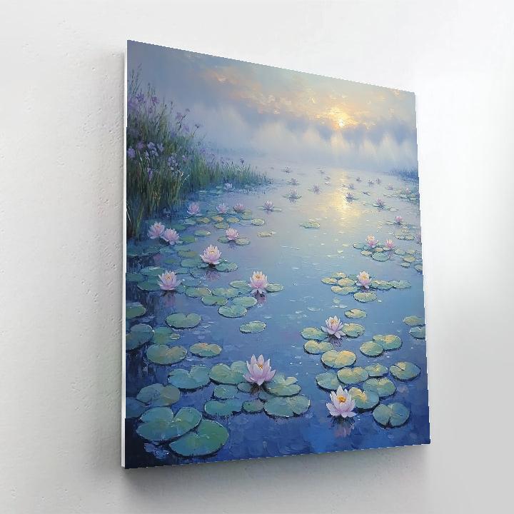 Claude Monet Inspired Waterlily Dawn Veil Paint by numbers kits