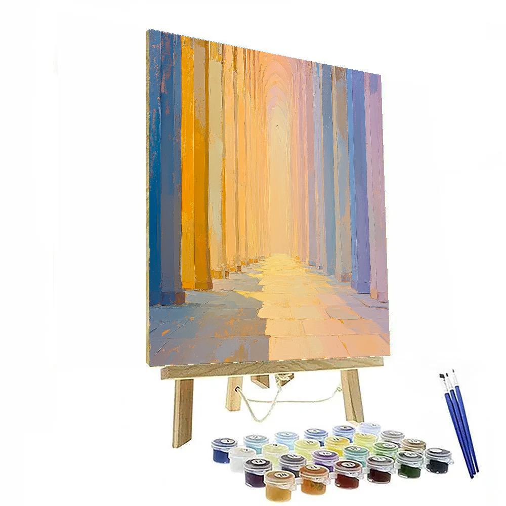 Claude Monet Inspired Rouen Facade Light Field Study Paint by numbers kits