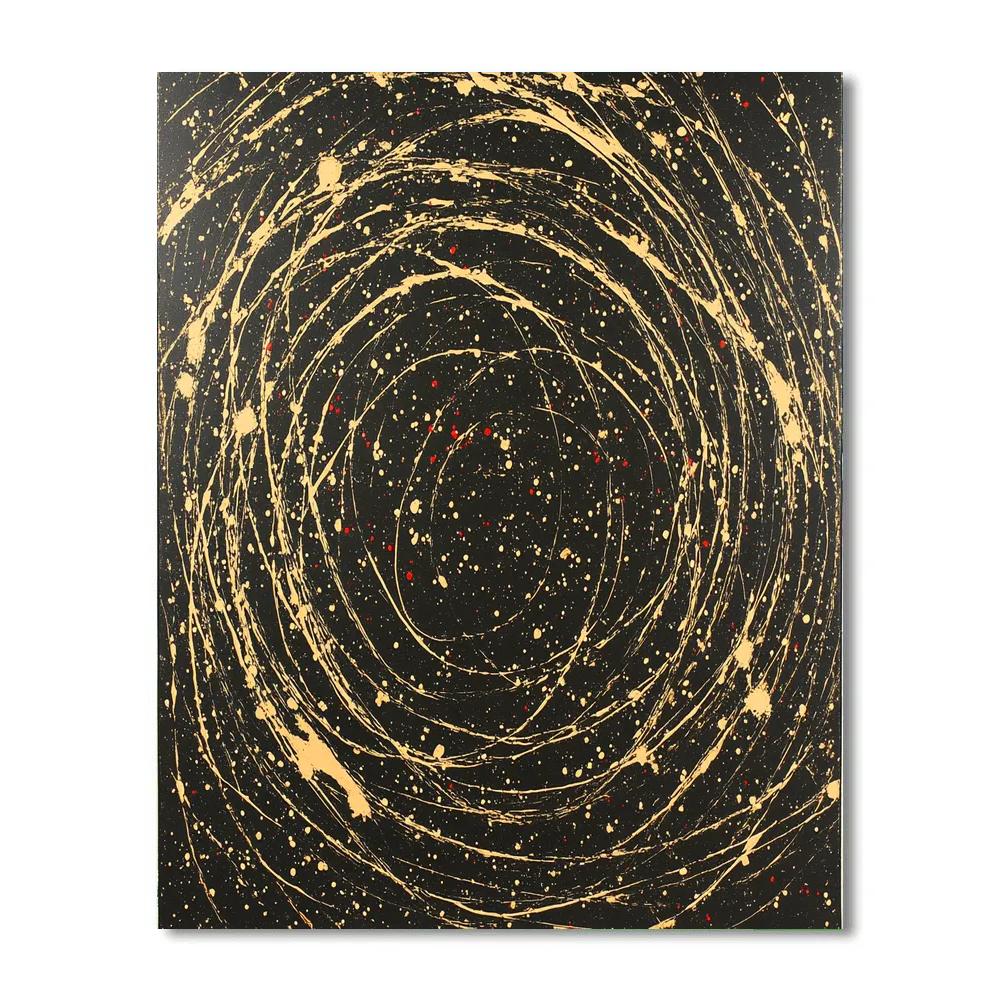 Jackson Pollock Inspired Solstice Vortex Field paint by color