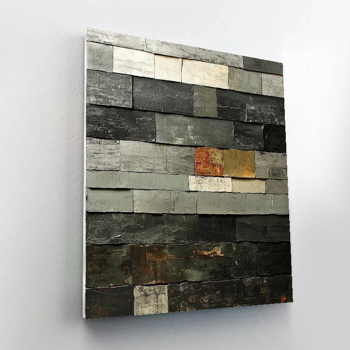 Jean-Paul Riopelle Inspired Basalt Coast Tessellation Numbered painting kits