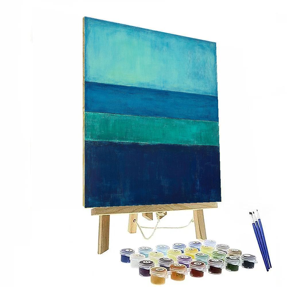 Mark Rothko Inspired Tidal Memory Of Distant Nebulae Paint by numbers kits