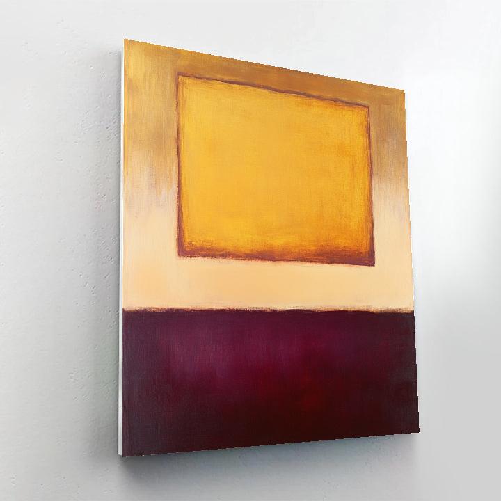 Mark Rothko Inspired Chronos Drift In Amber Silence DIY paint by numbers