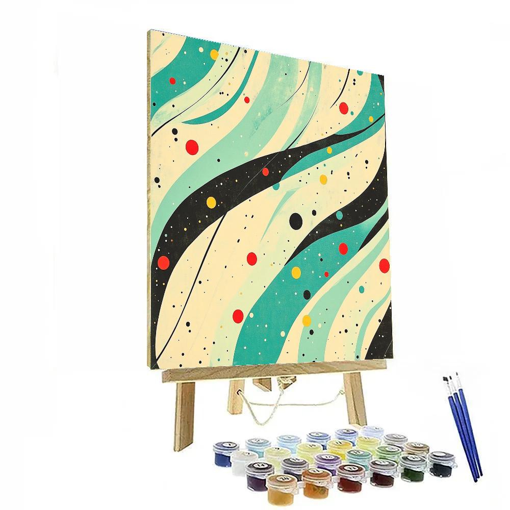 Joan Miró Inspired Aurora Thought Currents paint by numbers