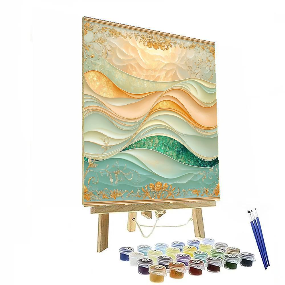 Alphonse Mucha Inspired Aurora Choir Of Silent Frequencies DIY paint by numbers