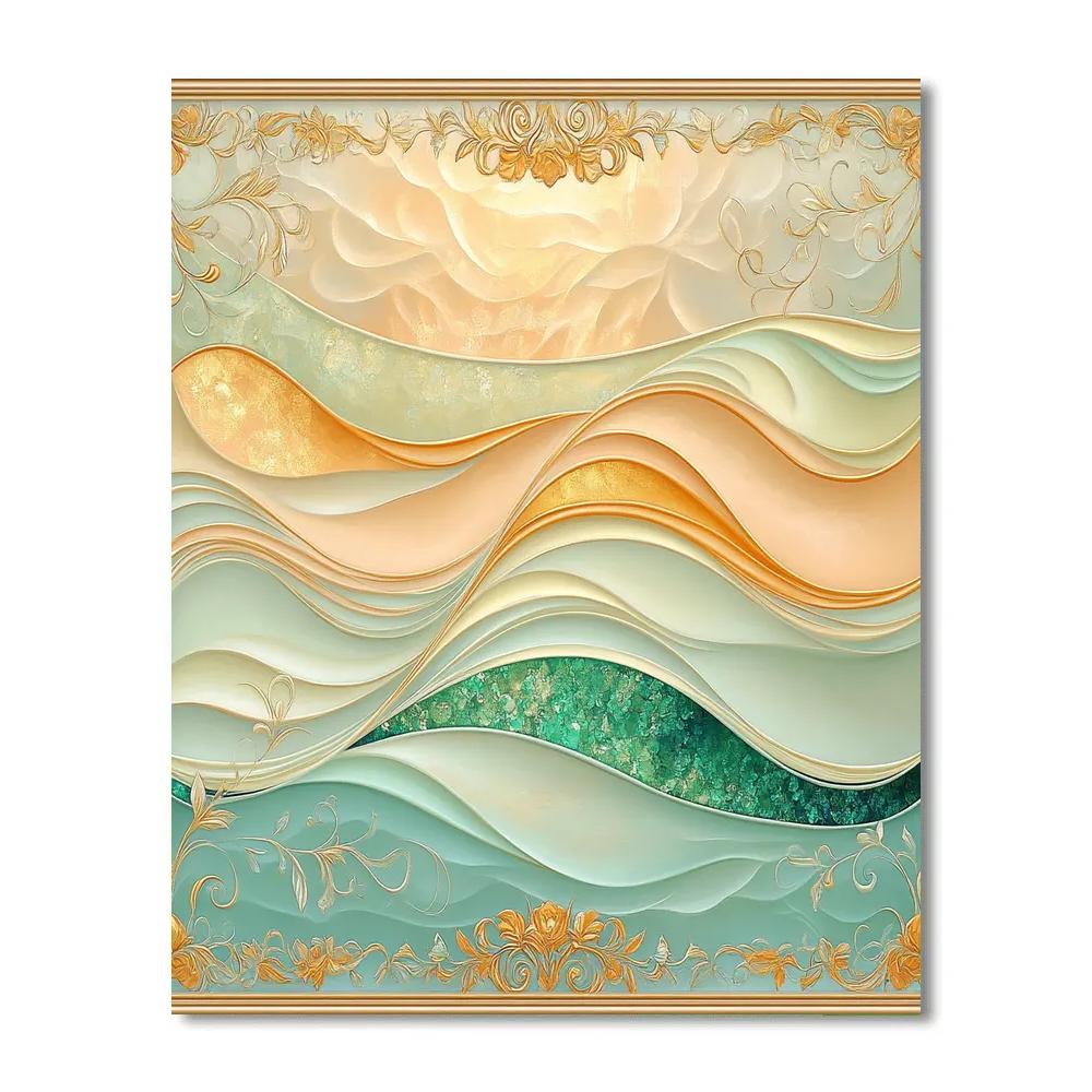 Alphonse Mucha Inspired Aurora Choir Of Silent Frequencies DIY paint by numbers