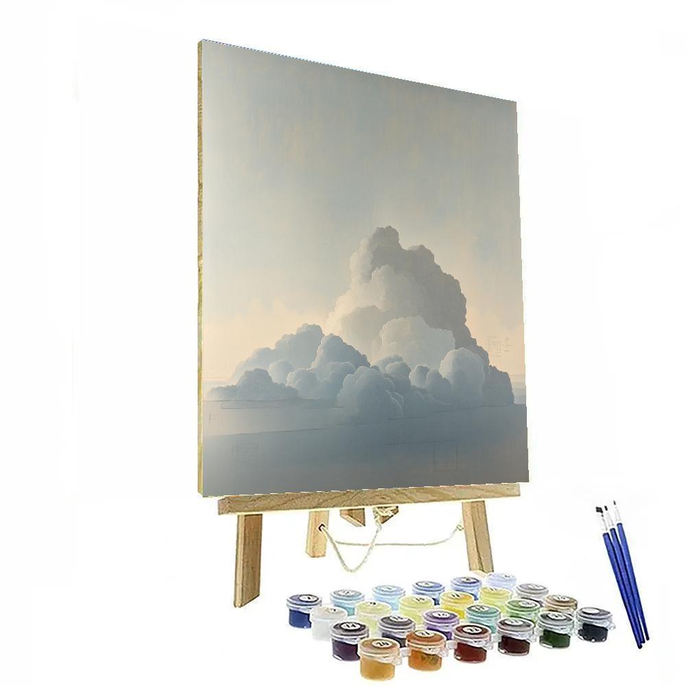 Leonardo Da Vinci Inspired Compressed Cloud Study After Storm DIY paint by numbers