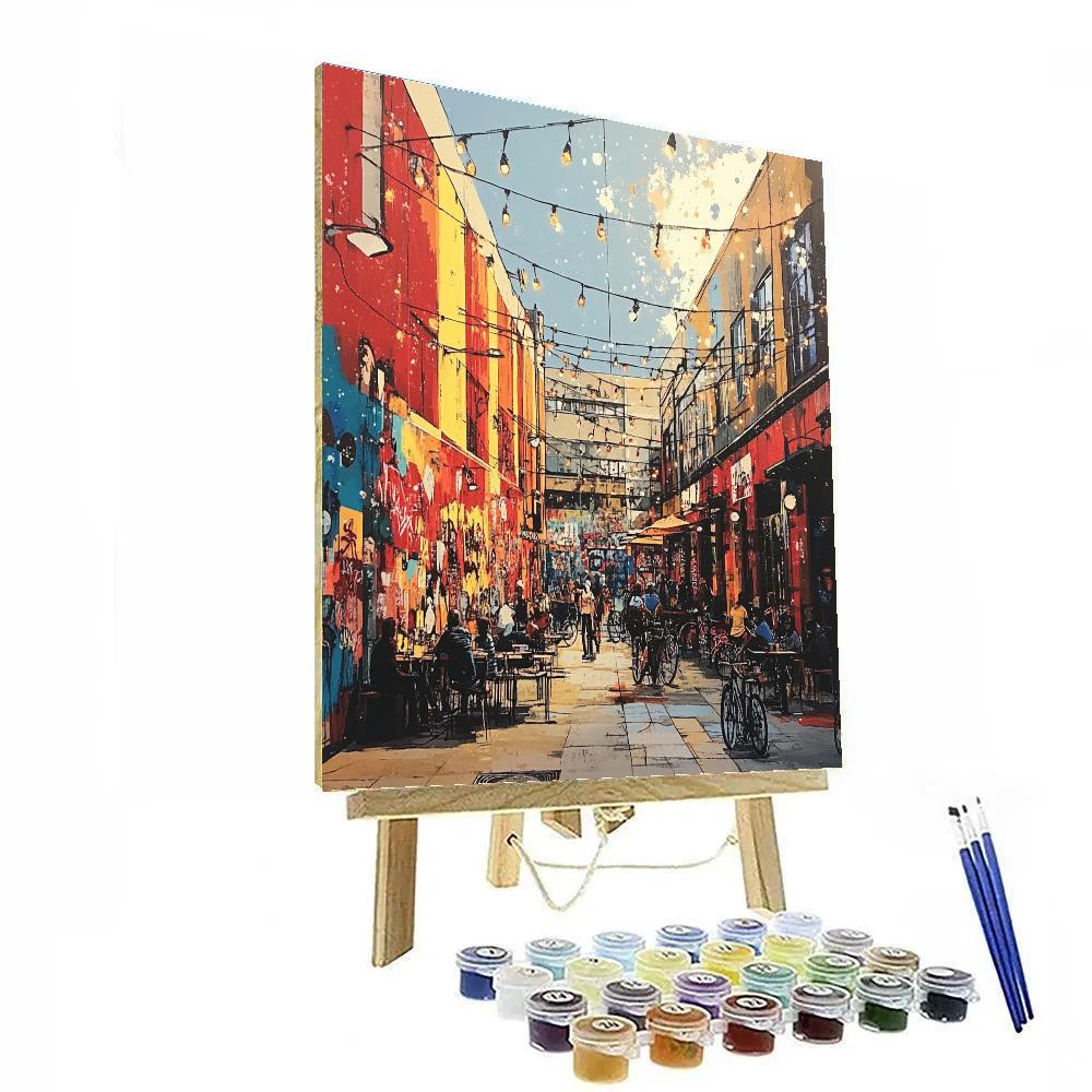 Johannesburg Maboneng Street Art South Africa Numbered painting kits