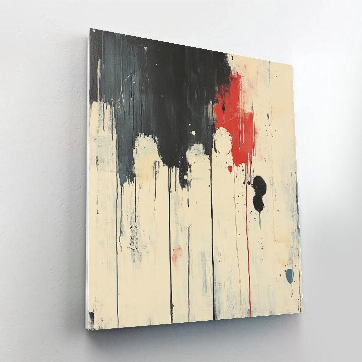 Jackson Pollock Inspired Urban Motion paint by number