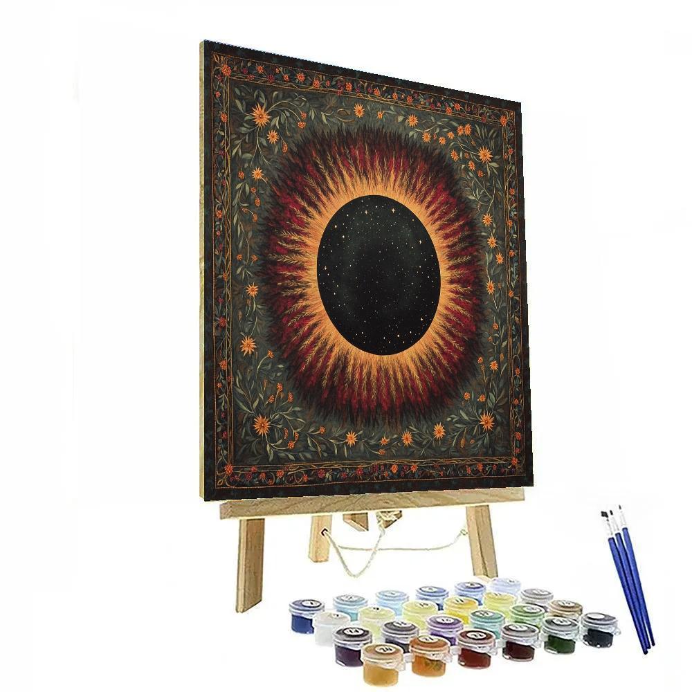 Frida Kahlo Inspired Eclipse Of Inner Weather Paint by numbers kits