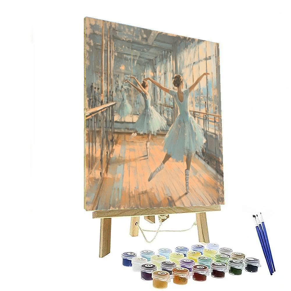 Edgar Degas Inspired Ballet Rehearsal Painting by numbers kit
