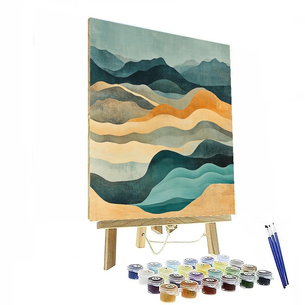 Max Ernst Inspired Lithic Dream Atlas paint by numbers