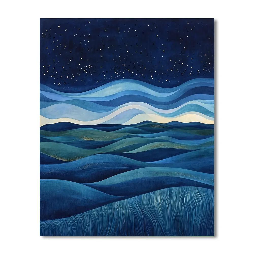 Max Ernst Inspired Aurora Of The Unseen Winds paint by color