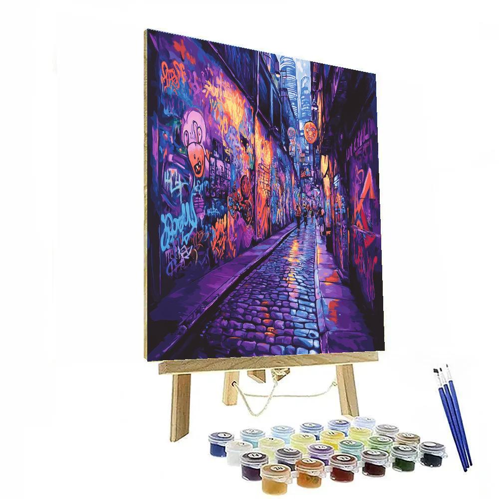 Melbourne Hosier Lane Graffiti Australia DIY paint by numbers