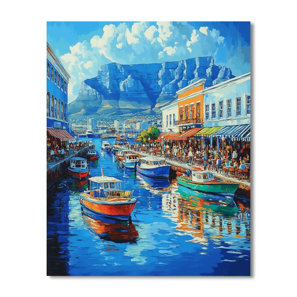 Cape Town V And A Waterfront South Africa DIY paint by numbers