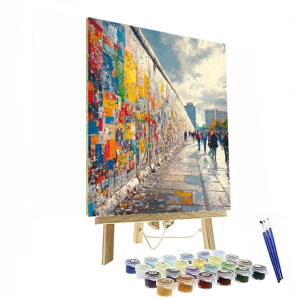 Berlin East Side Gallery Remnant Wall Germany Paint by numbers kits