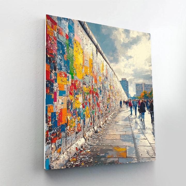 Berlin East Side Gallery Remnant Wall Germany Paint by numbers kits