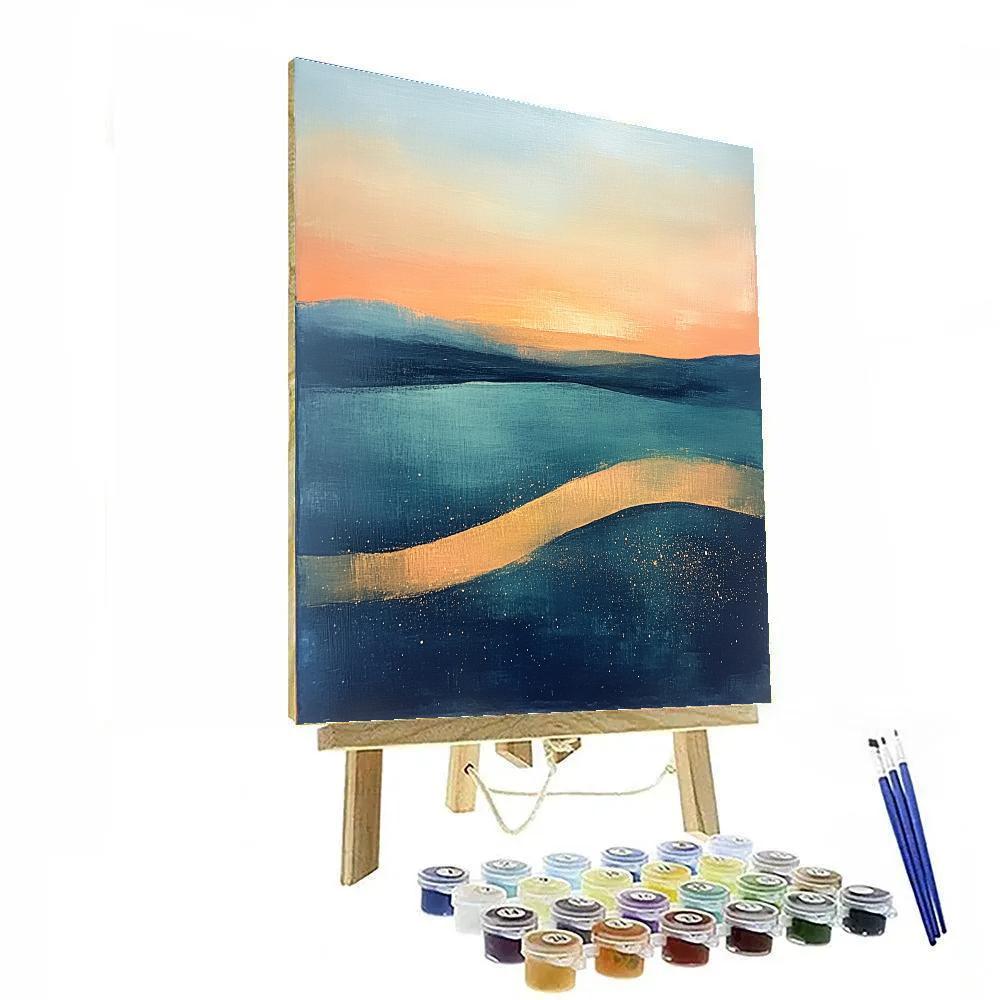 Paul Klee Inspired Chromatic Tidal Algebra painting number kit