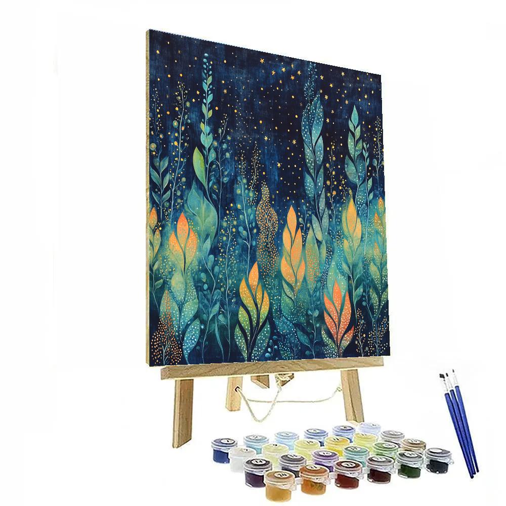 Frida Kahlo Inspired Coral Star Reef In Space Painting by numbers kit