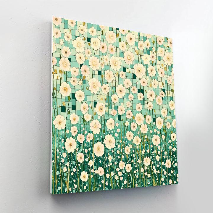 Gustav Klimt Inspired Mosaic Spring Orchard paint by number