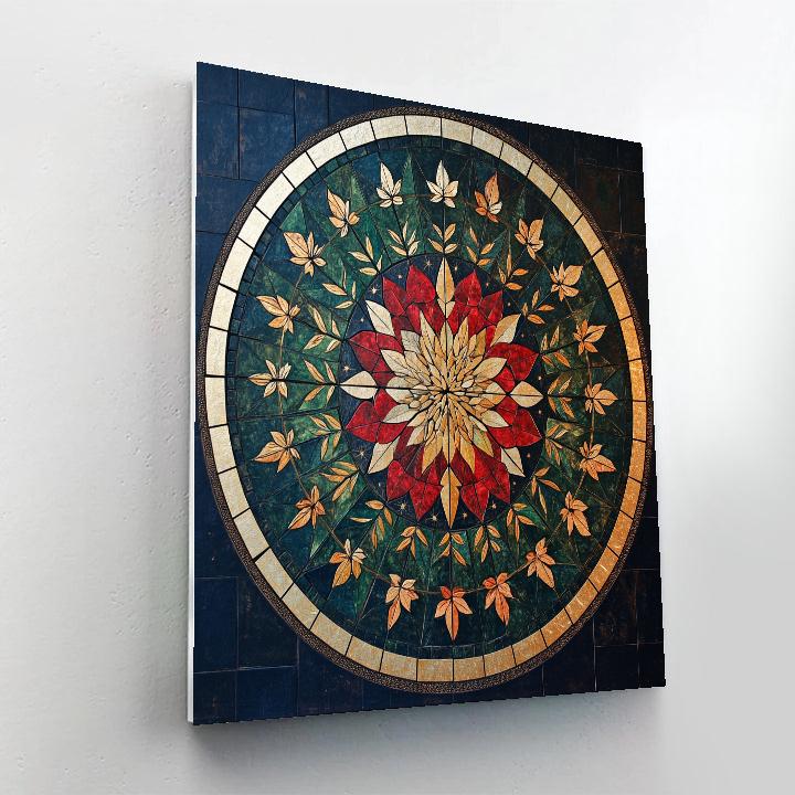 Frida Kahlo Inspired Zodiac Mosaic Of Seeds Numbered painting kits