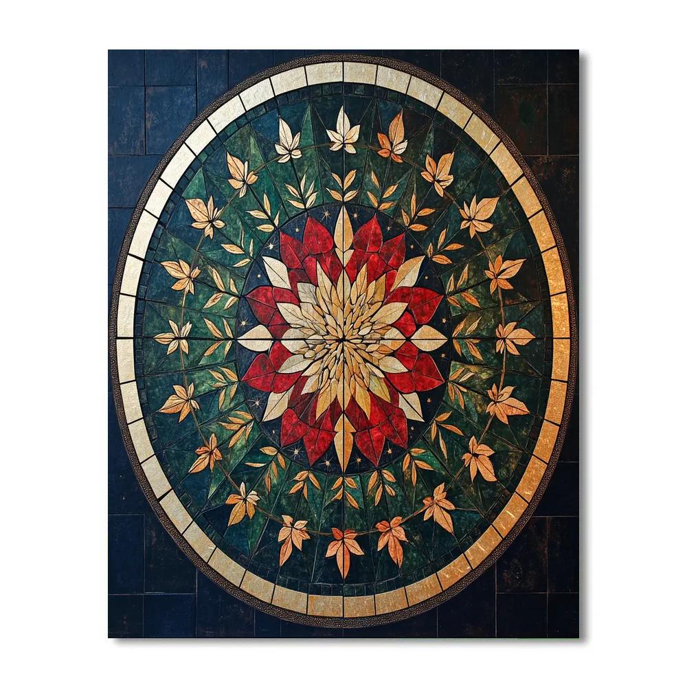 Frida Kahlo Inspired Zodiac Mosaic Of Seeds Numbered painting kits