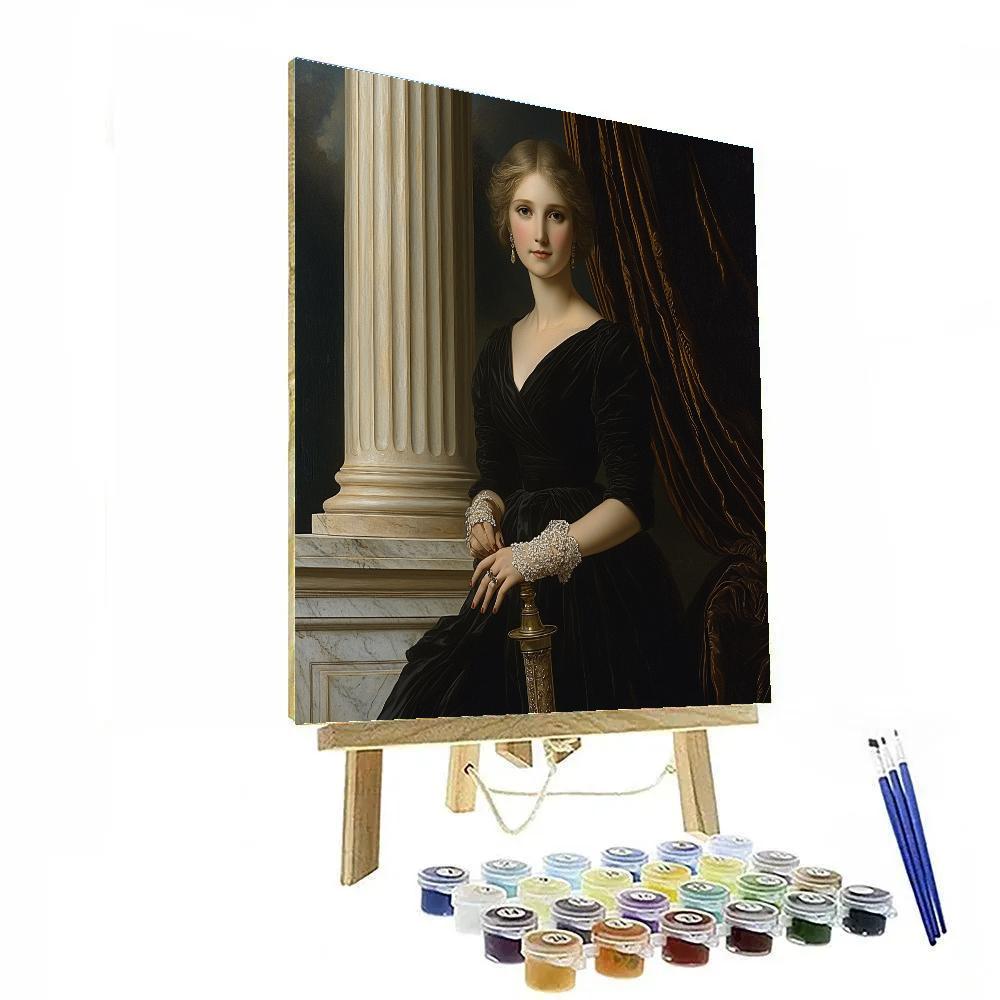 Anthony Van Dyck Inspired Noble Portrait Number painting