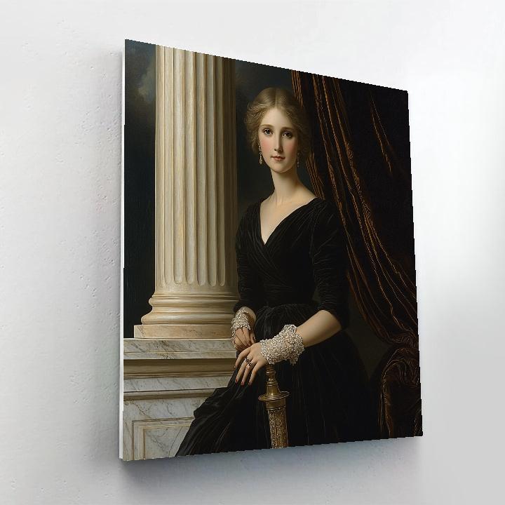 Anthony Van Dyck Inspired Noble Portrait Number painting