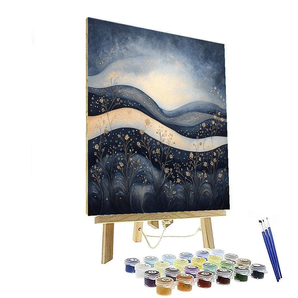 Frida Kahlo Inspired Gravity Wave Lace Ripples DIY paint by numbers