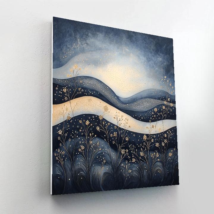 Frida Kahlo Inspired Gravity Wave Lace Ripples DIY paint by numbers