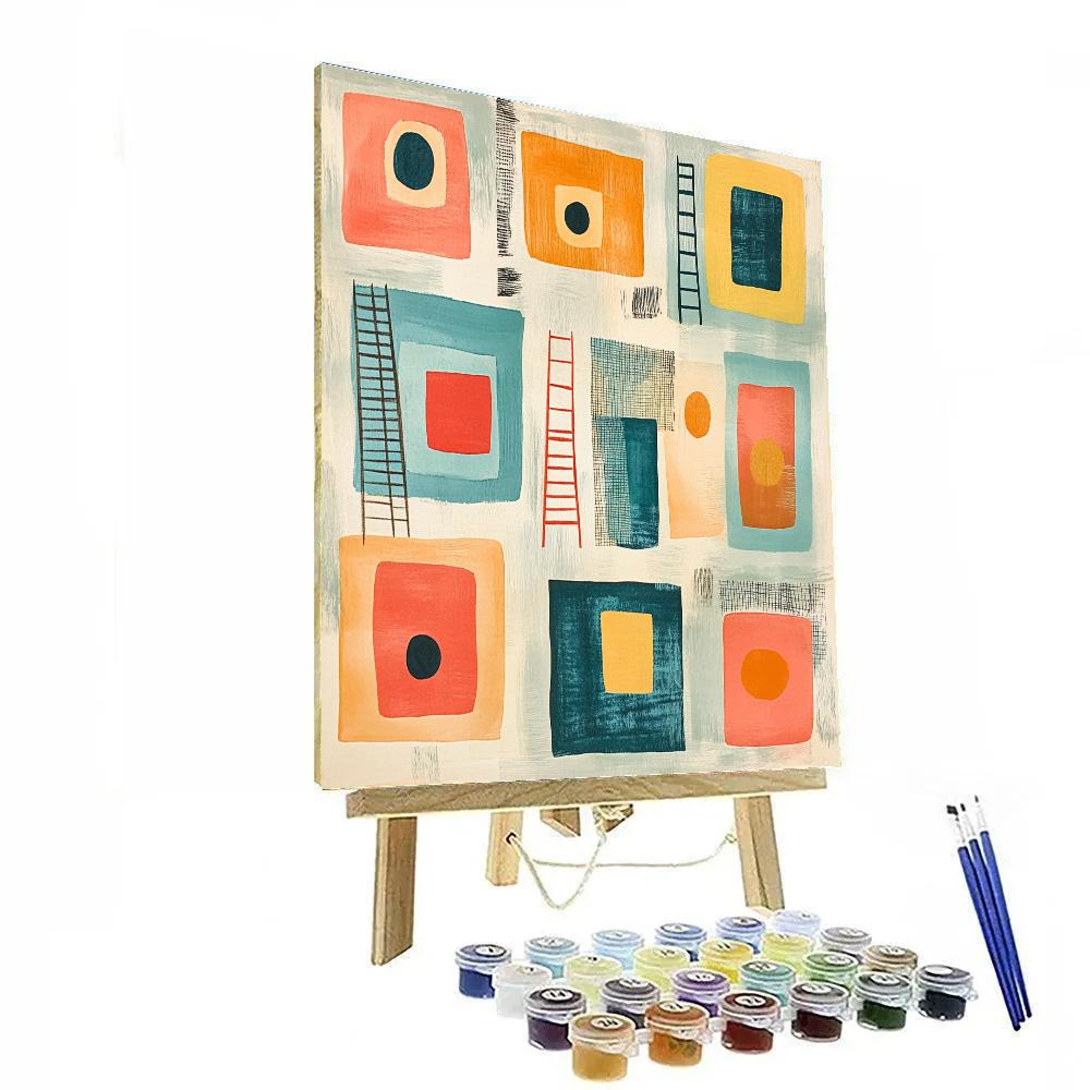 Paul Klee Inspired Puppet Theater Numbered painting kits