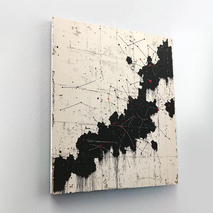 Banksy Inspired Signal Jam Constellation DIY paint by numbers