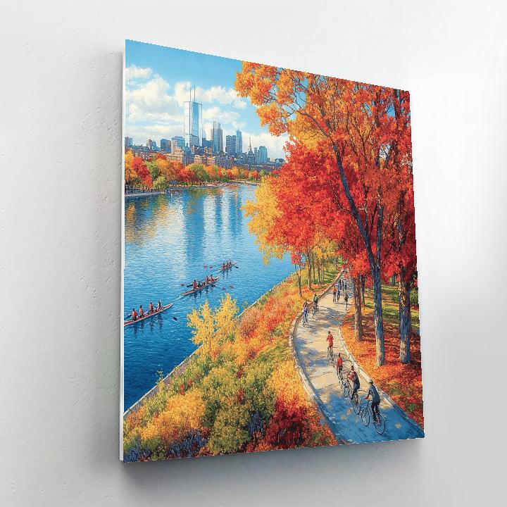 Boston Charles River Esplanade United States DIY paint by numbers