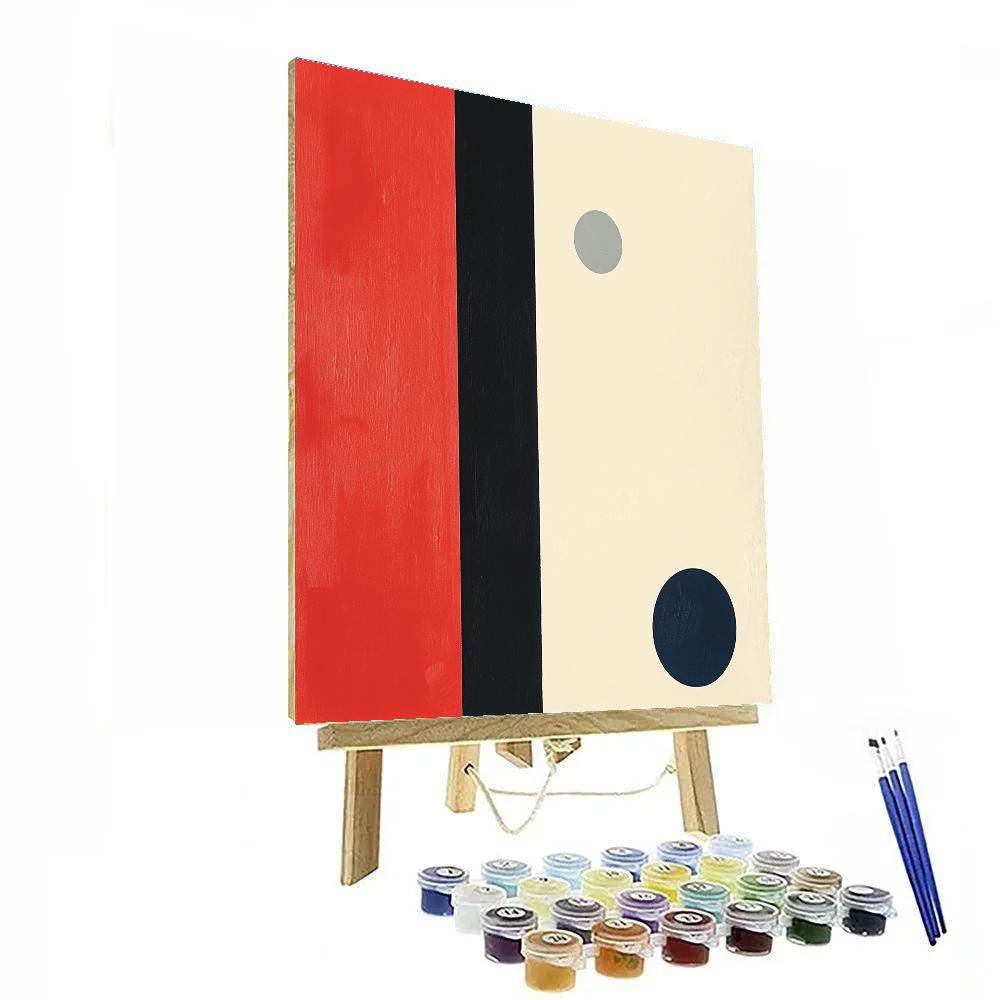 Kazimir Malevich Inspired Pulsar Timekeeping Grid DIY paint by numbers