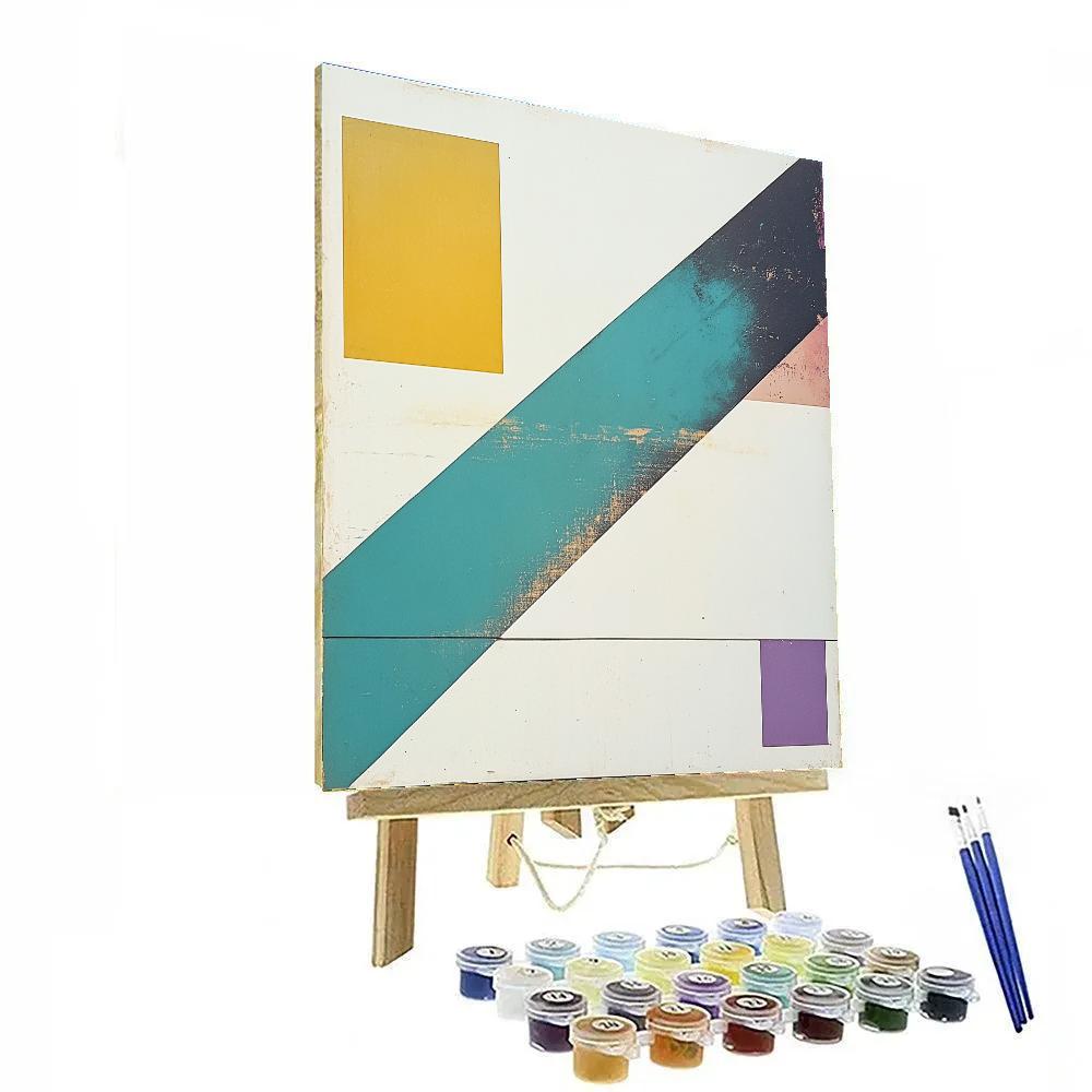 Kazimir Malevich Inspired Nebula Shear Diagram paint by number