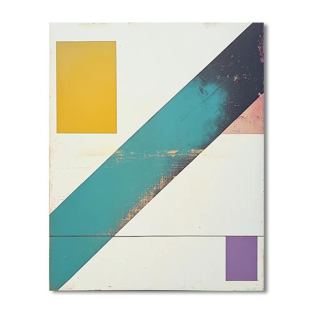 Kazimir Malevich Inspired Nebula Shear Diagram paint by number