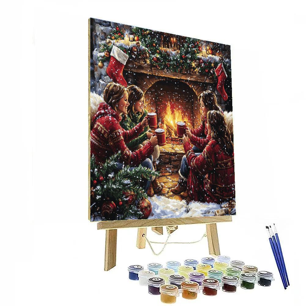 Hearth Garland Toast paint by number