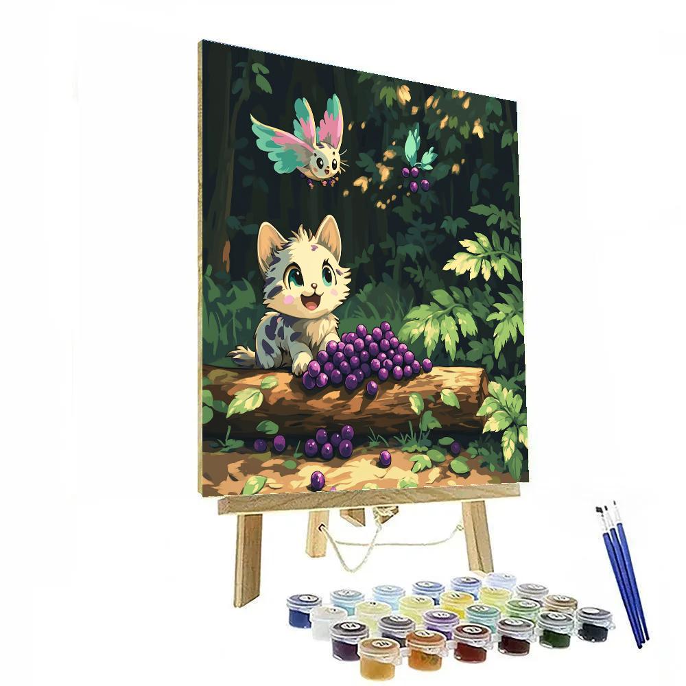 Meeko And Flit Berry Feast Disney Inspired Painting by numbers kit