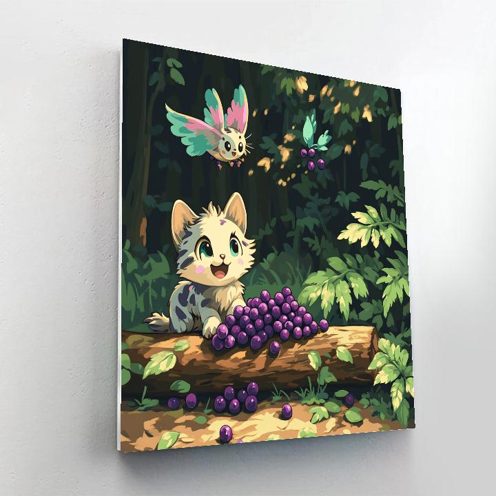 Meeko And Flit Berry Feast Disney Inspired Painting by numbers kit