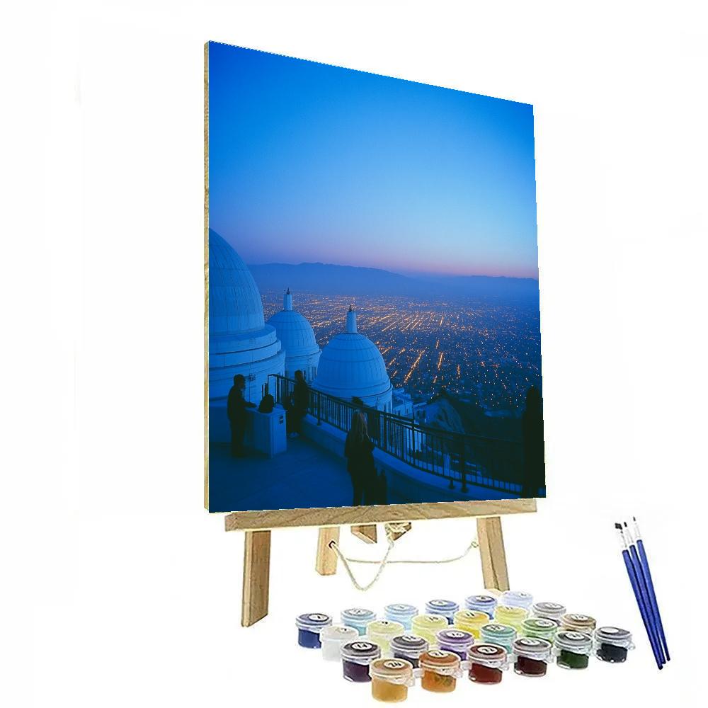 Griffith Observatory City View Los Angeles United States Paint by numbers art