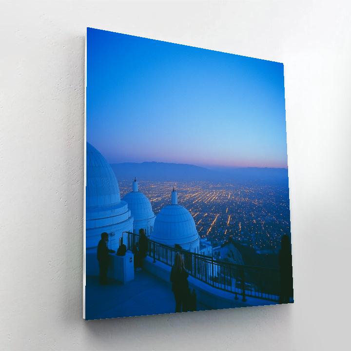 Griffith Observatory City View Los Angeles United States Paint by numbers art