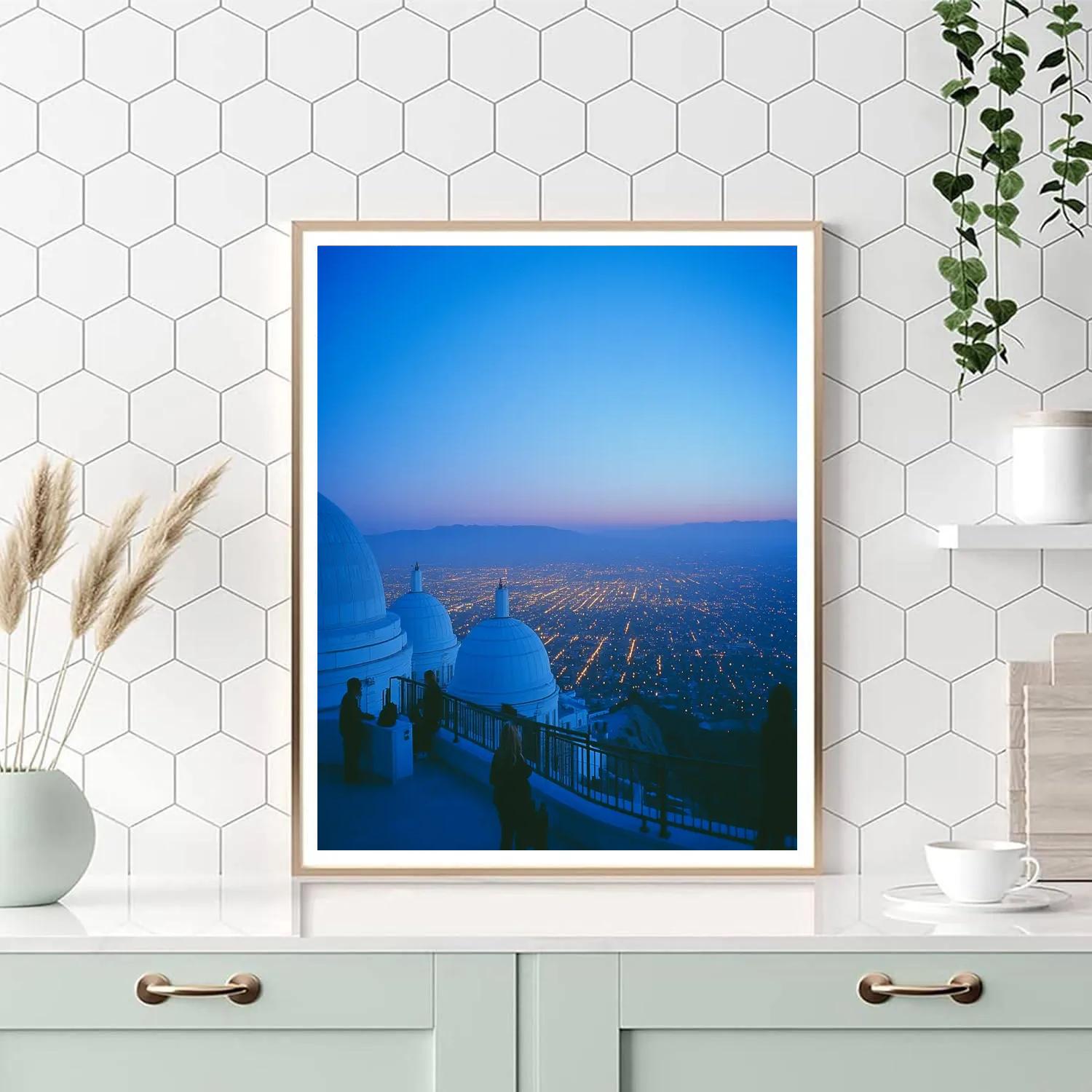 Griffith Observatory City View Los Angeles United States Paint by numbers art