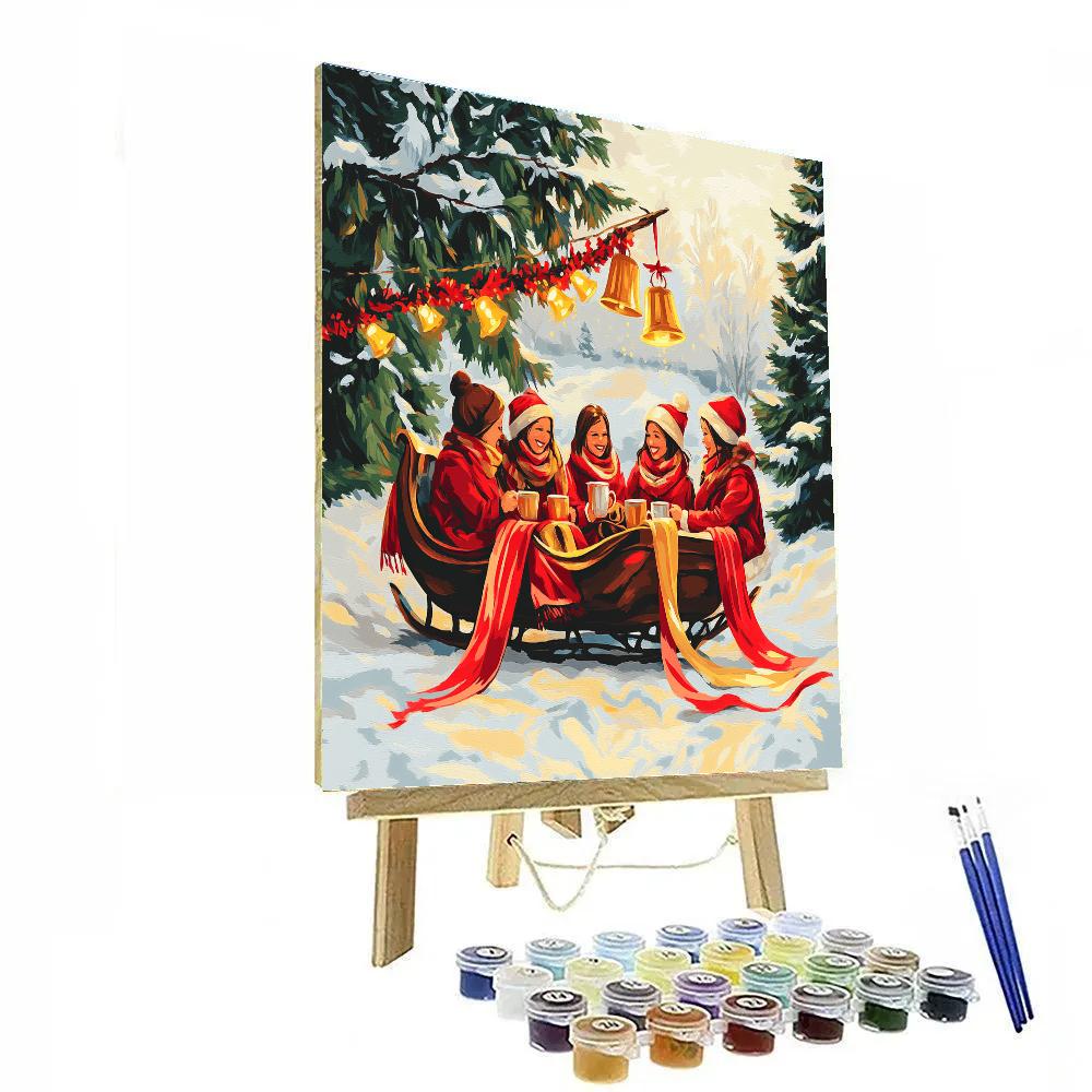 Sleigh Bells And Hot Tea Numbered painting kits