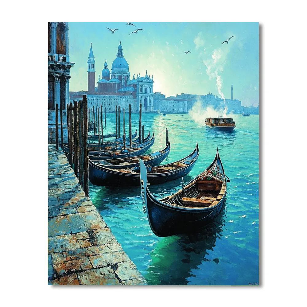 Venice St Mark Basin Cityfront Italy Paint by numbers art
