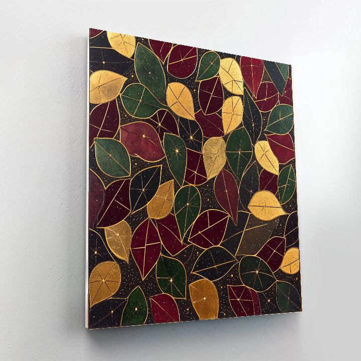 Gustav Klimt Inspired Mosaic Starry Orchard Floor DIY paint by numbers